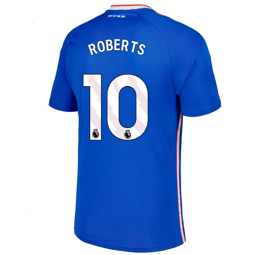 Danxen Dámské Patrick Roberts #10 Modrá Bílá Daleko Hráčské Dresy 2025/26 Dres