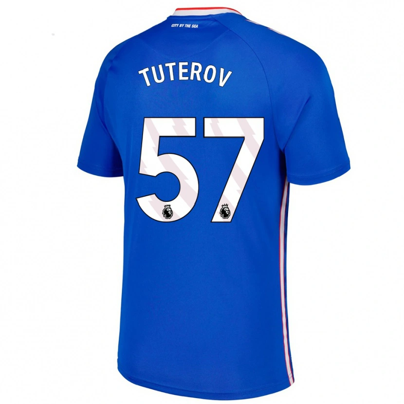 Danxen Dámské Timur Tuterov #57 Modrá Bílá Daleko Hráčské Dresy 2025/26 Dres