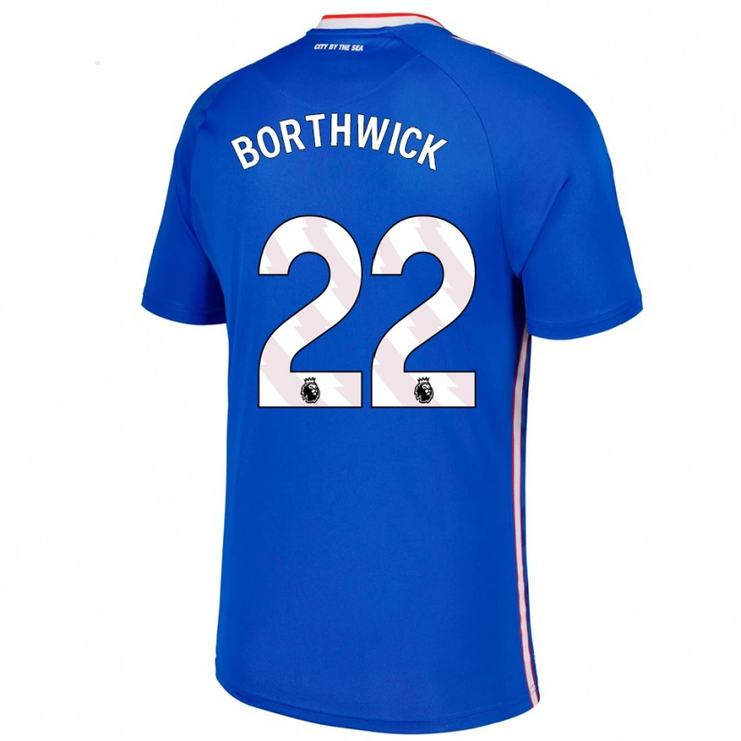 Danxen Dámské Megan Borthwick #22 Modrá Bílá Daleko Hráčské Dresy 2025/26 Dres