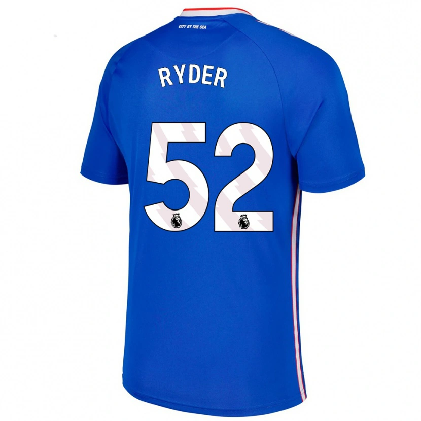Danxen Dámské Joe Ryder #52 Modrá Bílá Daleko Hráčské Dresy 2025/26 Dres