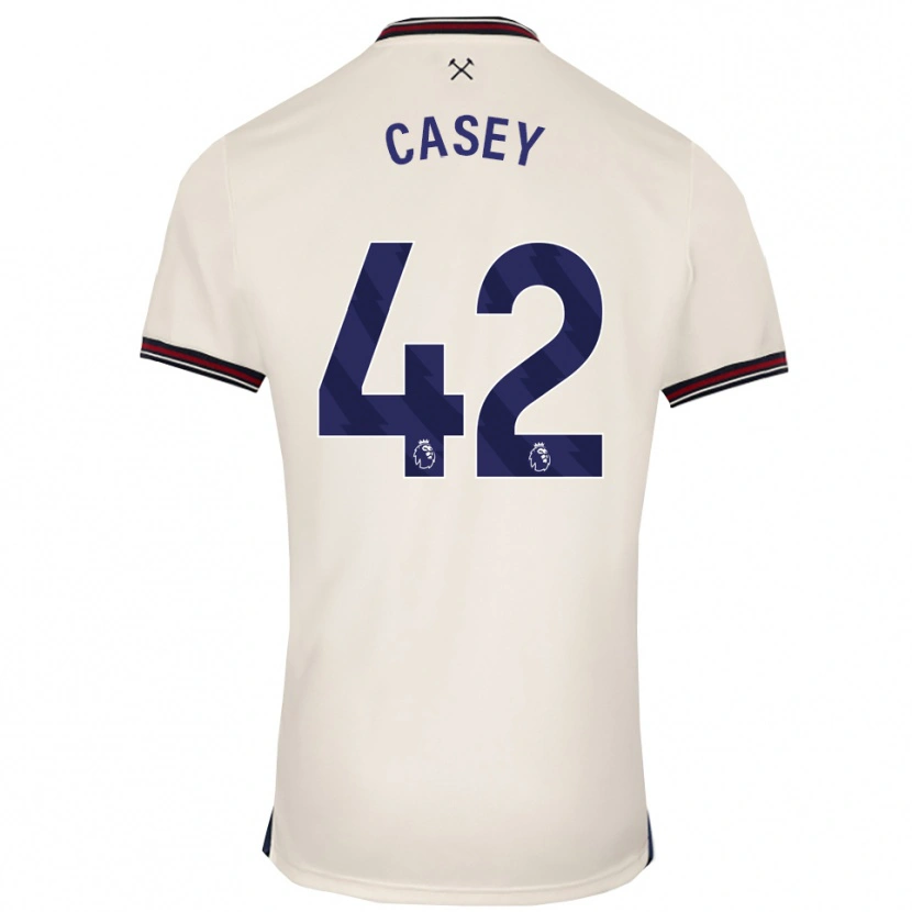 Danxen Dámské Kaelan Casey #42 Smetanově Bílá Daleko Hráčské Dresy 2025/26 Dres