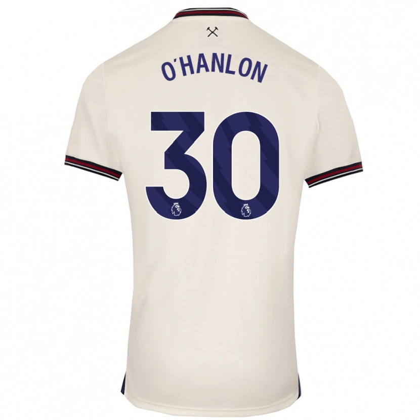 Danxen Dámské Katie O'hanlon #30 Smetanově Bílá Daleko Hráčské Dresy 2025/26 Dres