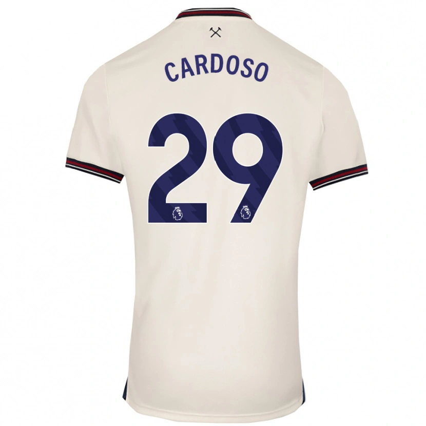 Danxen Dámské Goncalo Cardoso #29 Smetanově Bílá Daleko Hráčské Dresy 2025/26 Dres