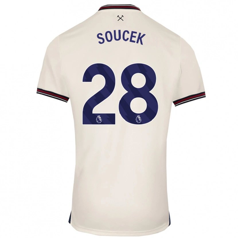 Danxen Dámské Tomas Soucek #28 Smetanově Bílá Daleko Hráčské Dresy 2025/26 Dres