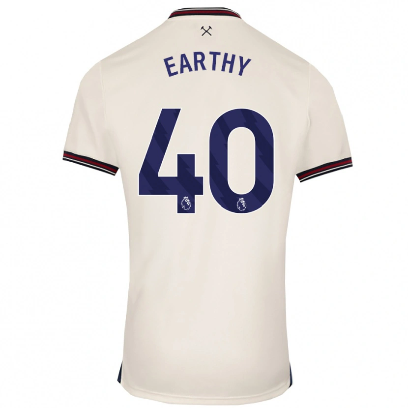 Danxen Dámské George Earthy #40 Smetanově Bílá Daleko Hráčské Dresy 2025/26 Dres