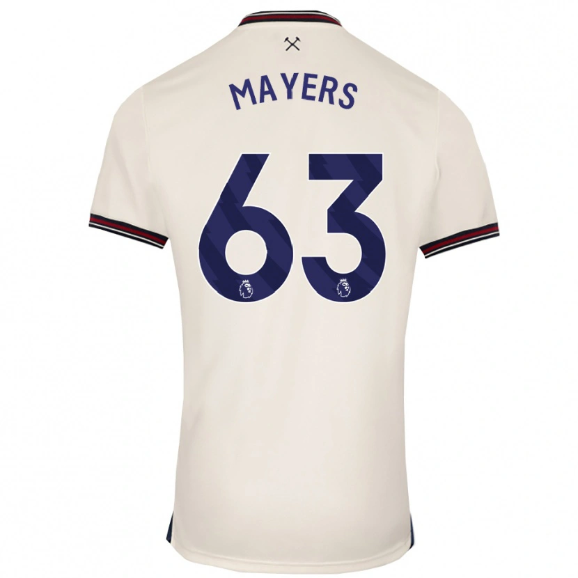Danxen Dámské Ezra Mayers #63 Smetanově Bílá Daleko Hráčské Dresy 2025/26 Dres