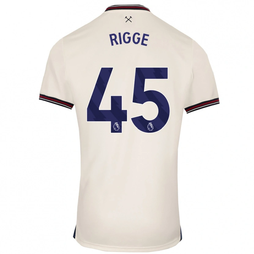 Danxen Dámské Daniel Rigge #45 Smetanově Bílá Daleko Hráčské Dresy 2025/26 Dres