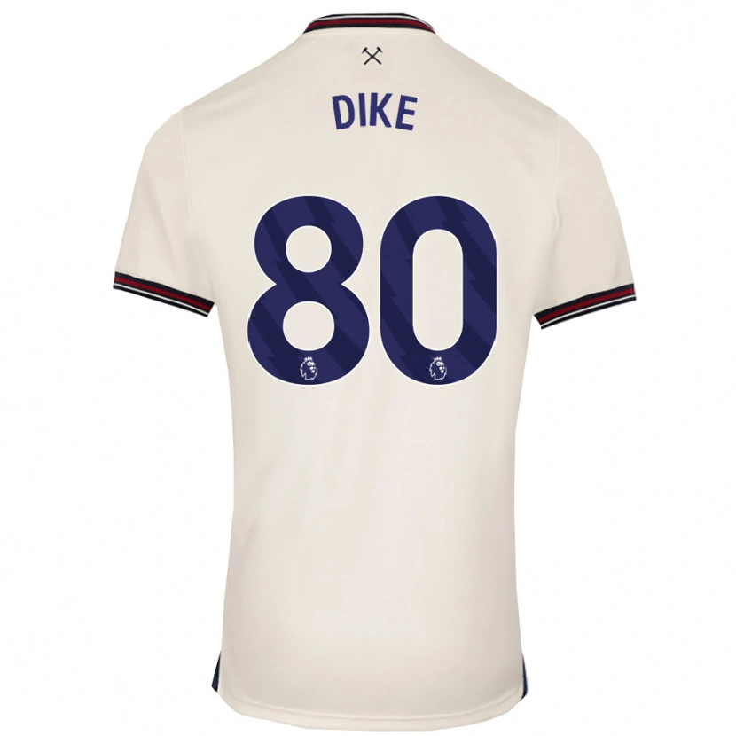Danxen Dámské Andre Dike #80 Smetanově Bílá Daleko Hráčské Dresy 2025/26 Dres