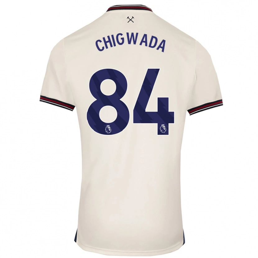 Danxen Dámské David Chigwada #84 Smetanově Bílá Daleko Hráčské Dresy 2025/26 Dres