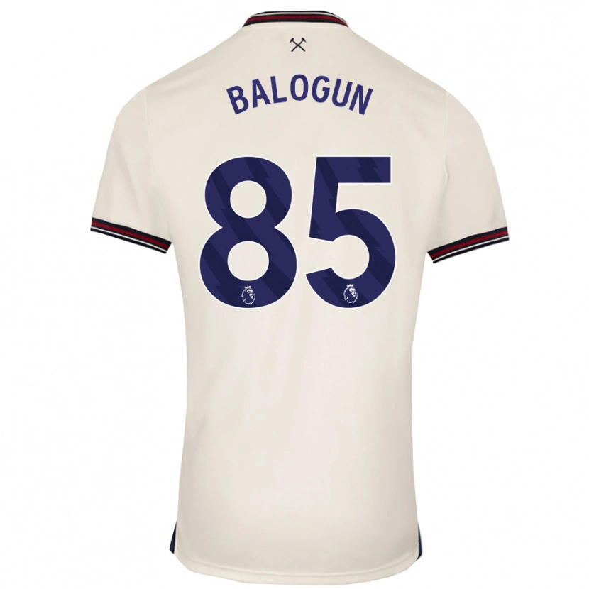 Danxen Dámské Majid Balogun #85 Smetanově Bílá Daleko Hráčské Dresy 2025/26 Dres