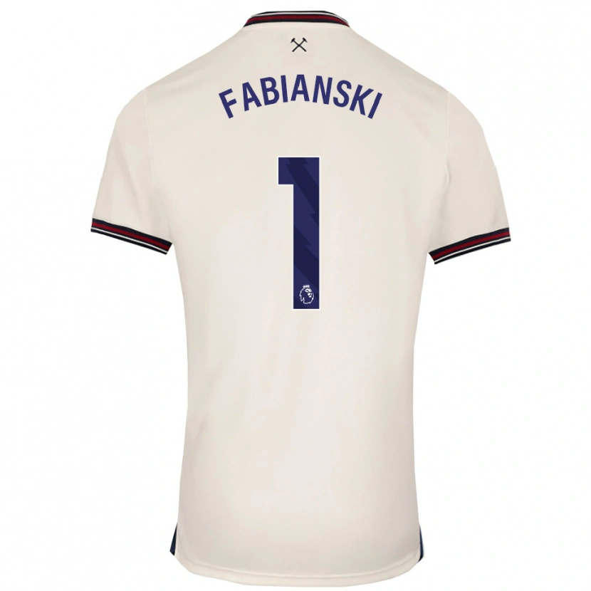 Danxen Dámské Lukasz Fabianski #1 Smetanově Bílá Daleko Hráčské Dresy 2025/26 Dres