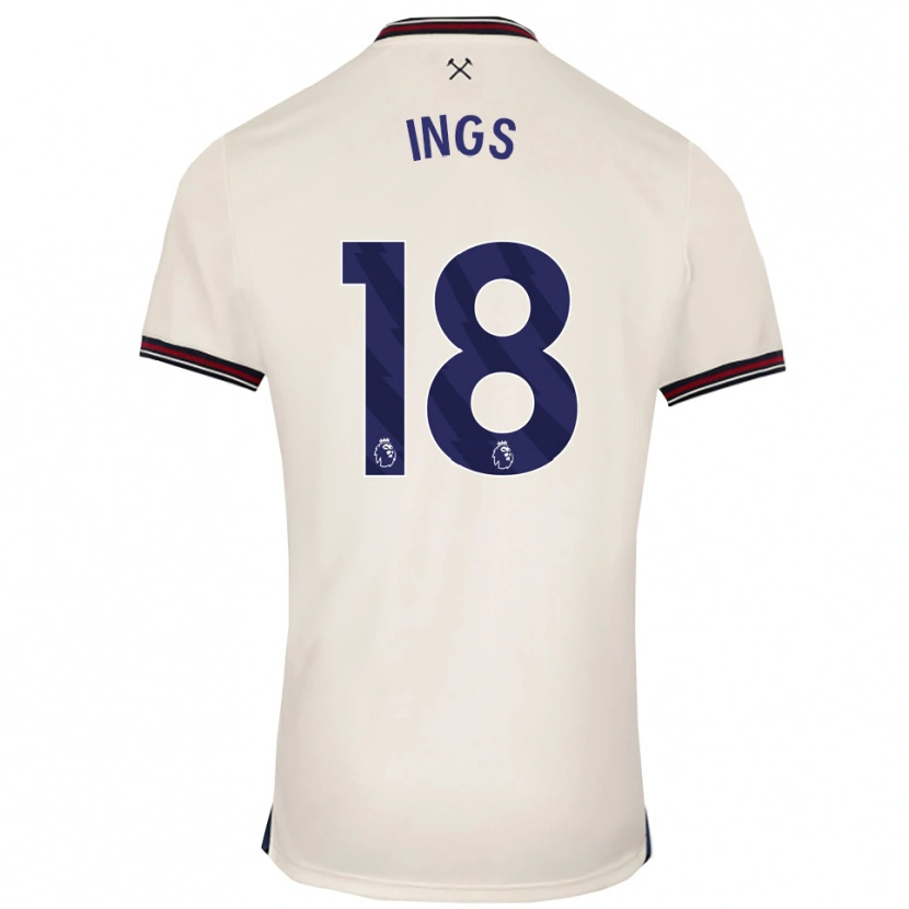 Danxen Dámské Danny Ings #18 Smetanově Bílá Daleko Hráčské Dresy 2025/26 Dres