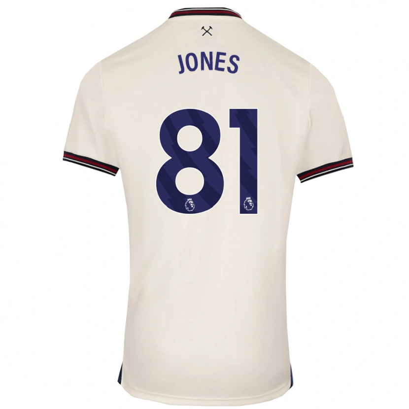 Danxen Dámské Liam Jones #81 Smetanově Bílá Daleko Hráčské Dresy 2025/26 Dres