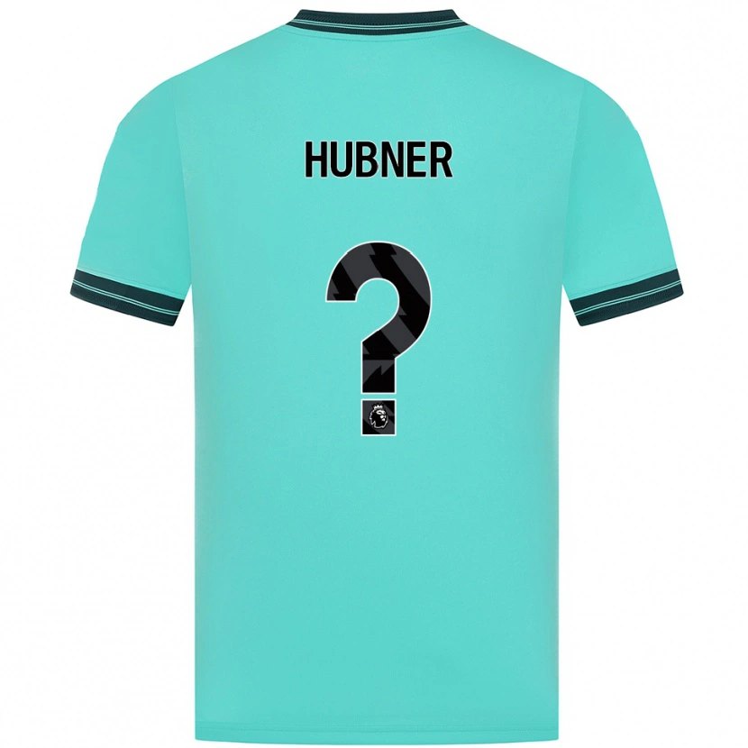 Danxen Dámské Justin Hubner #0 Nebesky Modrá Zelená Daleko Hráčské Dresy 2025/26 Dres