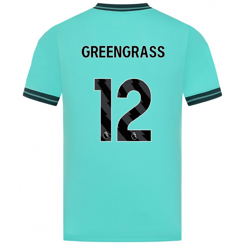 Danxen Dámské Charlotte Greengrass #12 Nebesky Modrá Zelená Daleko Hráčské Dresy 2025/26 Dres