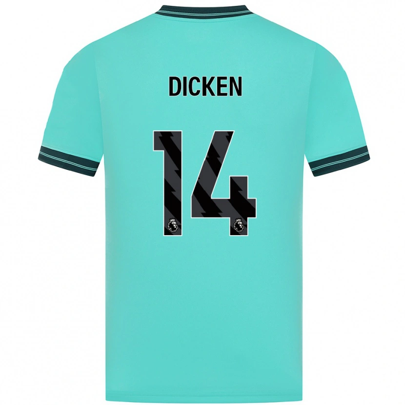 Danxen Dámské Amy Dicken #14 Nebesky Modrá Zelená Daleko Hráčské Dresy 2025/26 Dres