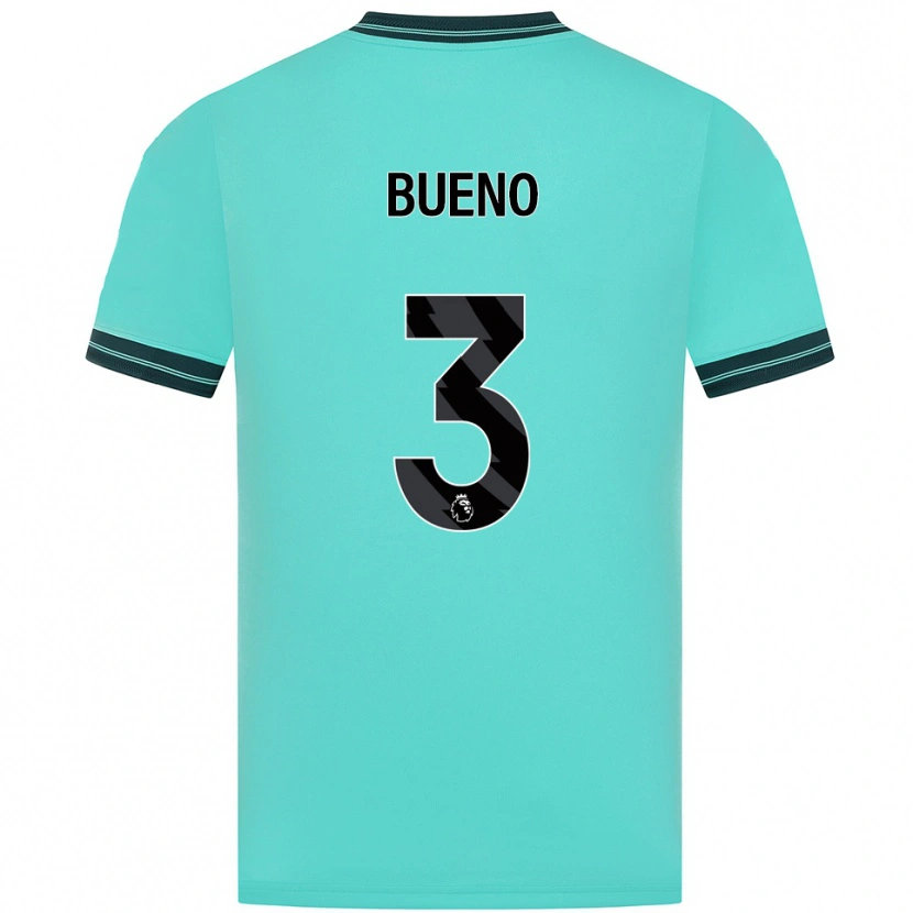 Danxen Dámské Hugo Bueno #3 Nebesky Modrá Zelená Daleko Hráčské Dresy 2025/26 Dres