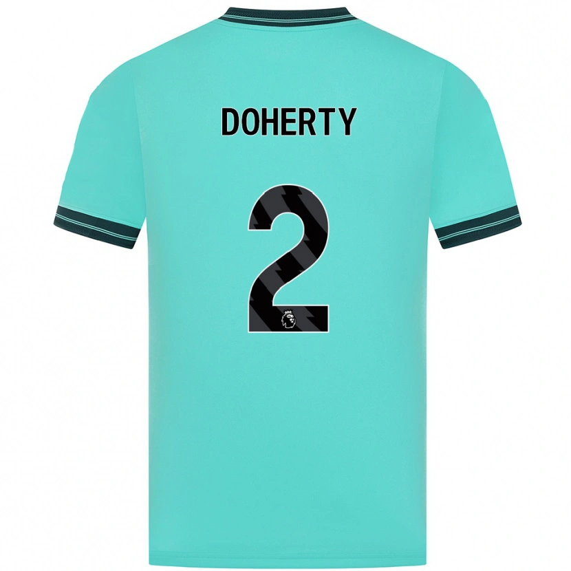 Danxen Dámské Matt Doherty #2 Nebesky Modrá Zelená Daleko Hráčské Dresy 2025/26 Dres