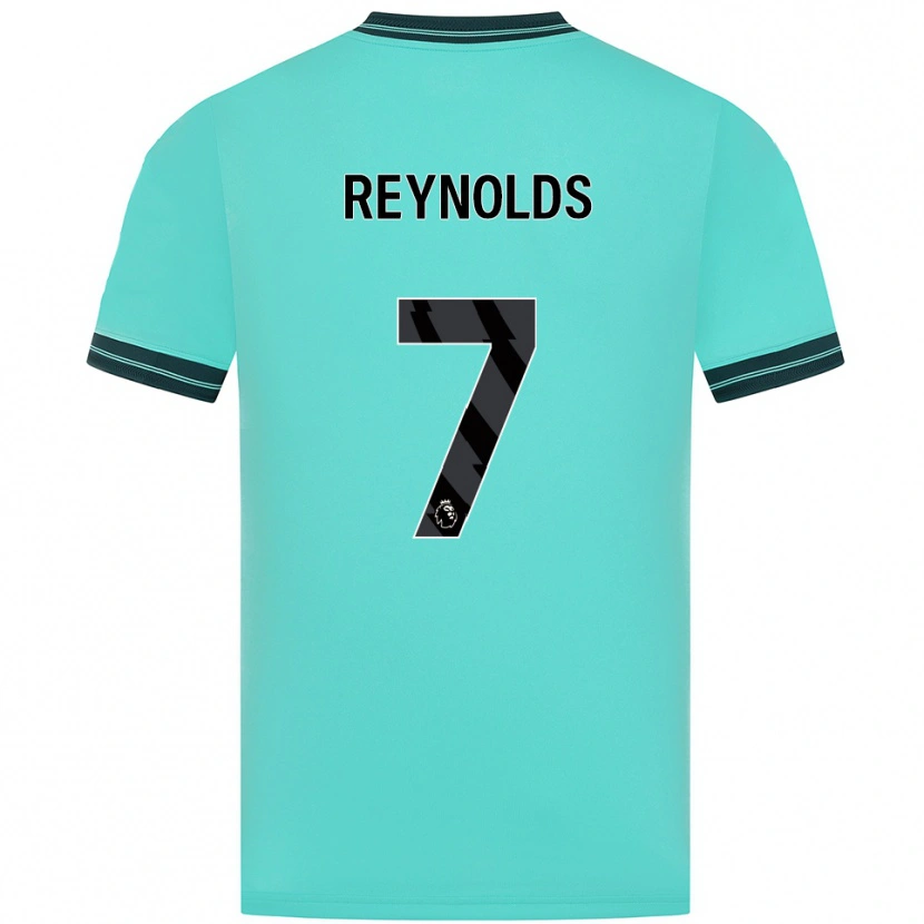 Danxen Dámské Fabian Reynolds #7 Nebesky Modrá Zelená Daleko Hráčské Dresy 2025/26 Dres