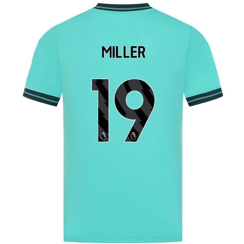 Danxen Dámské Ali Miller #19 Nebesky Modrá Zelená Daleko Hráčské Dresy 2025/26 Dres