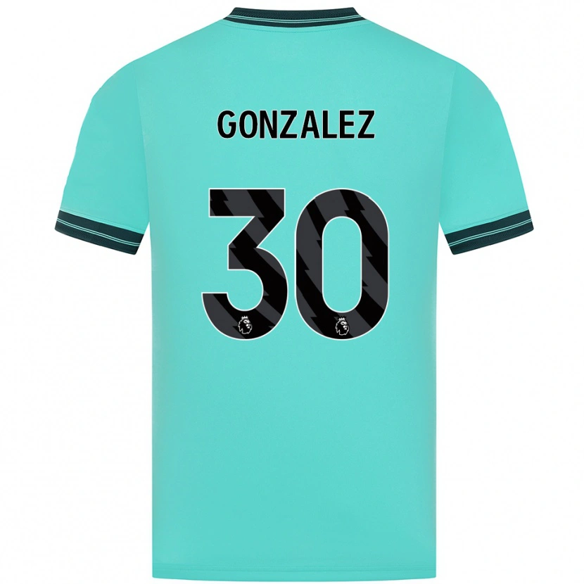 Danxen Dámské Enso González #30 Nebesky Modrá Zelená Daleko Hráčské Dresy 2025/26 Dres