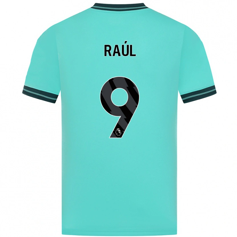 Danxen Dámské Raul Jimenez #9 Nebesky Modrá Zelená Daleko Hráčské Dresy 2025/26 Dres