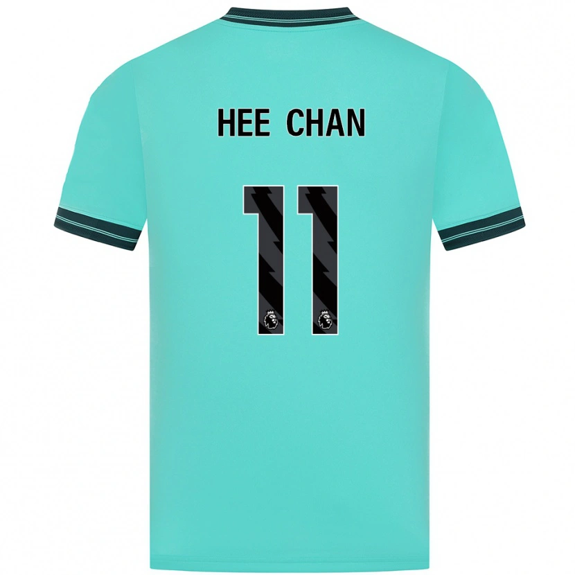 Danxen Dámské Hee-Chan Hwang #11 Nebesky Modrá Zelená Daleko Hráčské Dresy 2025/26 Dres