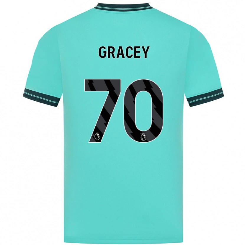 Danxen Dámské Josh Gracey #70 Nebesky Modrá Zelená Daleko Hráčské Dresy 2025/26 Dres