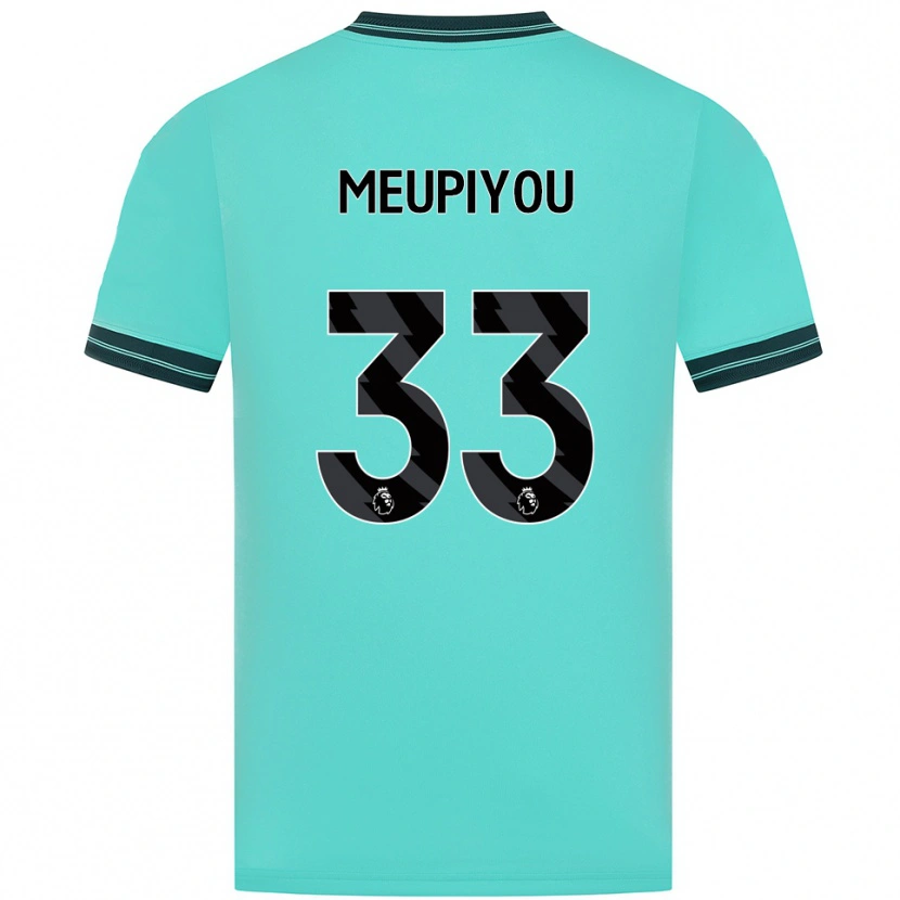 Danxen Dámské Bastien Meupiyou #33 Nebesky Modrá Zelená Daleko Hráčské Dresy 2025/26 Dres