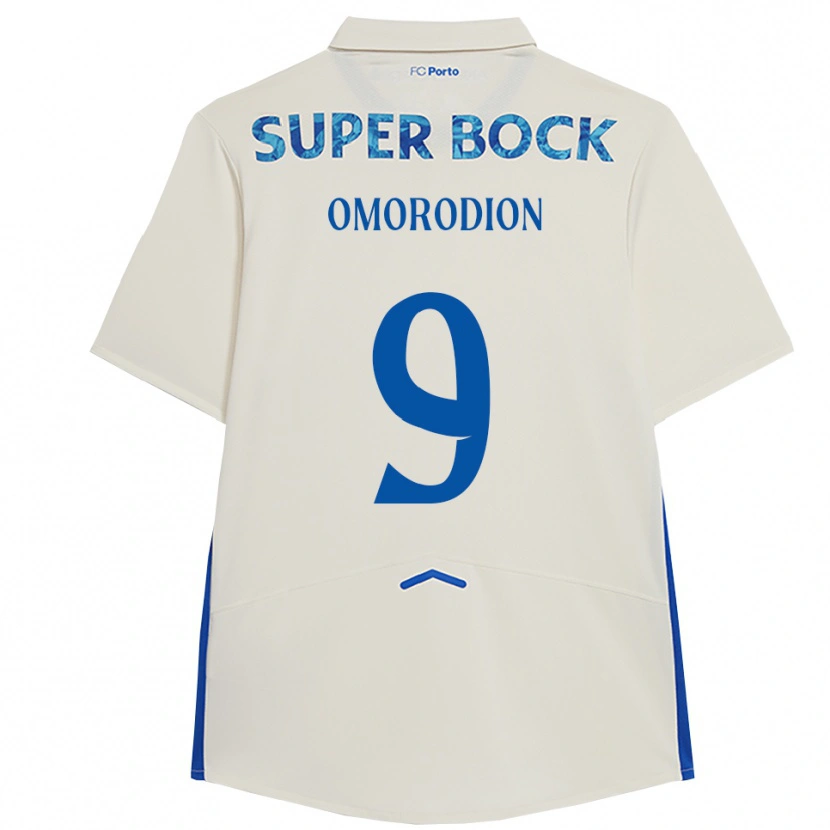 Danxen Dámské Samu Aghehowa #9 Bílá Modrá Třetí Hráčské Dresy 2025/26 Dres