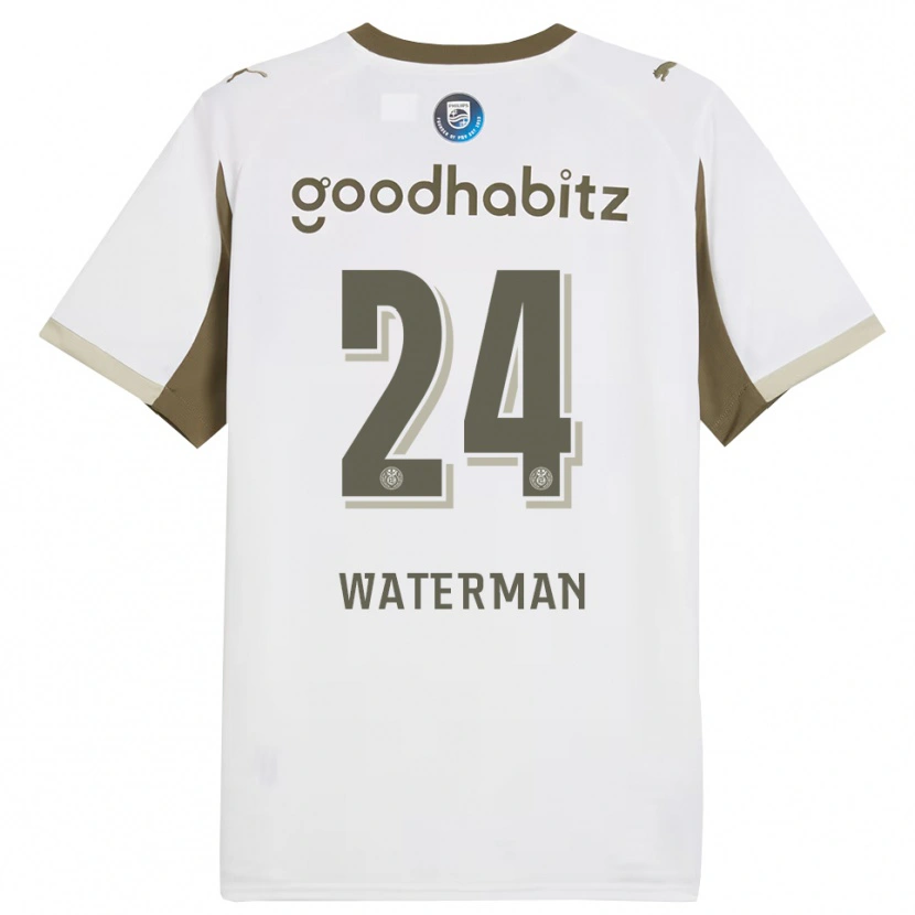 Danxen Dámské Boy Waterman #24 Bílá Šedá Třetí Hráčské Dresy 2025/26 Dres