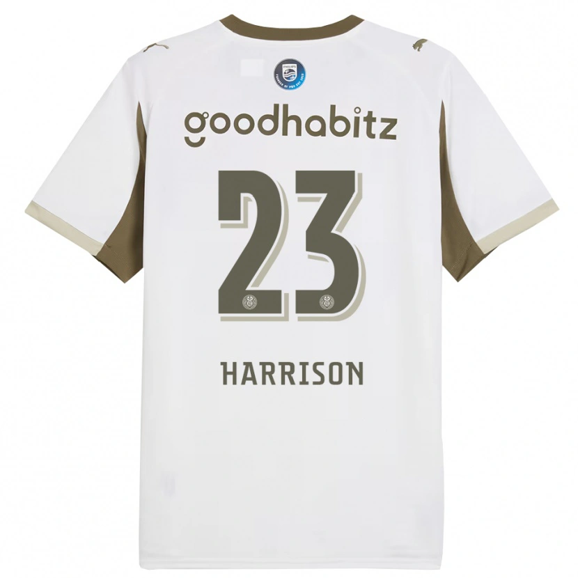 Danxen Dámské Amy Harrison #23 Bílá Šedá Třetí Hráčské Dresy 2025/26 Dres