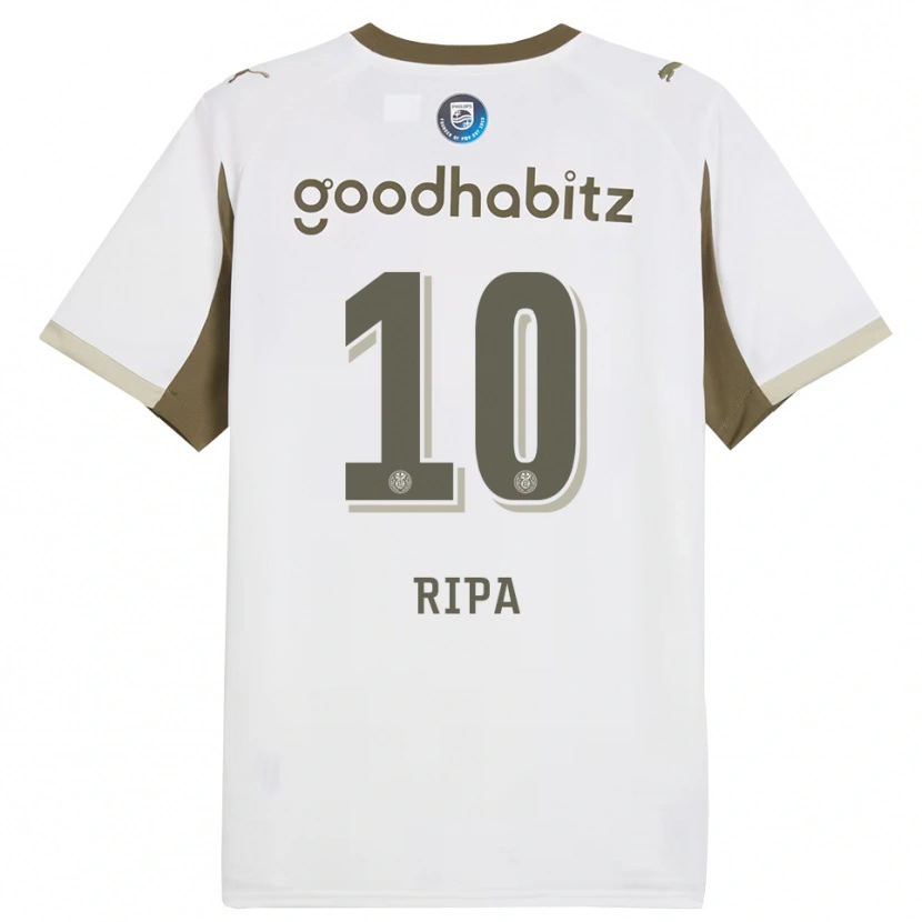 Danxen Dámské Chimera Ripa #10 Bílá Šedá Třetí Hráčské Dresy 2025/26 Dres