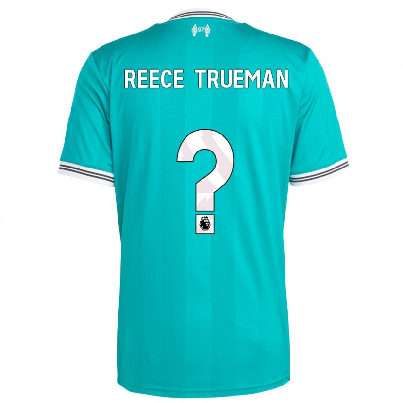 Danxen Dámské Reece Trueman #0 Zelená Bílá Třetí Hráčské Dresy 2025/26 Dres