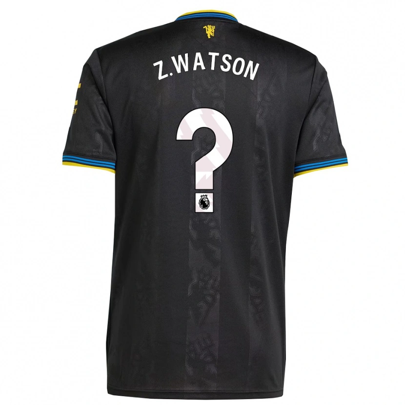 Danxen Dámské Zac Watson #0 Černá Žlutá Modrá Třetí Hráčské Dresy 2025/26 Dres