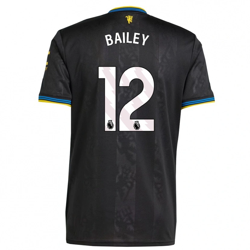 Danxen Dámské James Bailey #12 Černá Žlutá Modrá Třetí Hráčské Dresy 2025/26 Dres