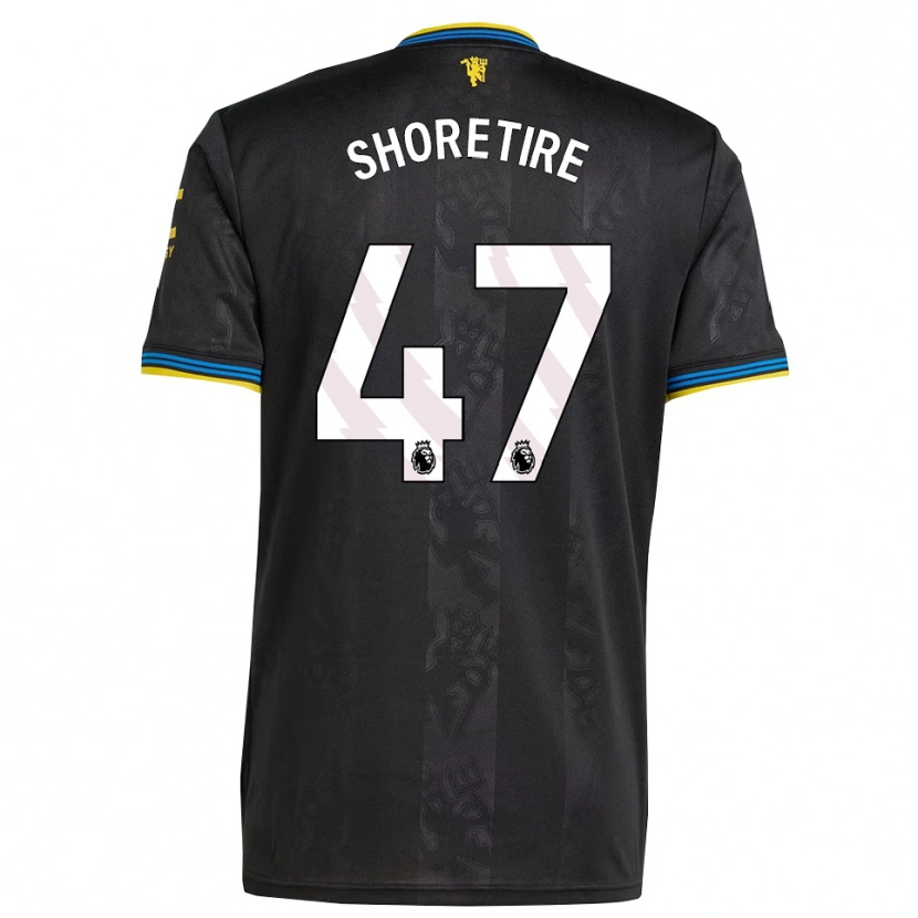 Danxen Dámské Shola Shoretire #47 Černá Žlutá Modrá Třetí Hráčské Dresy 2025/26 Dres