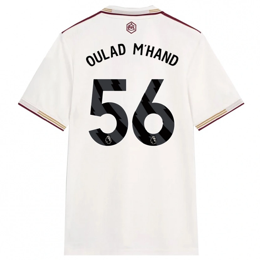 Danxen Dámské Salah-Eddine Oulad M'hand #56 Smetanově Bílá Burgundská Třetí Hráčské Dresy 2025/26 Dres