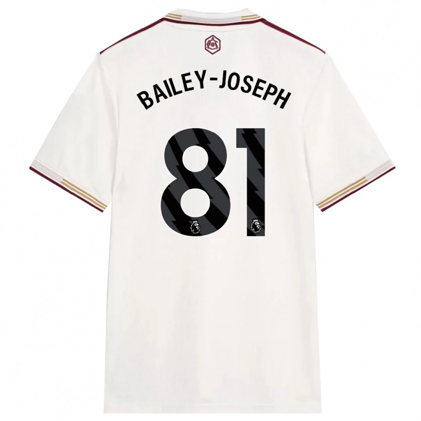 Danxen Dámské Brando Bailey-Joseph #81 Smetanově Bílá Burgundská Třetí Hráčské Dresy 2025/26 Dres