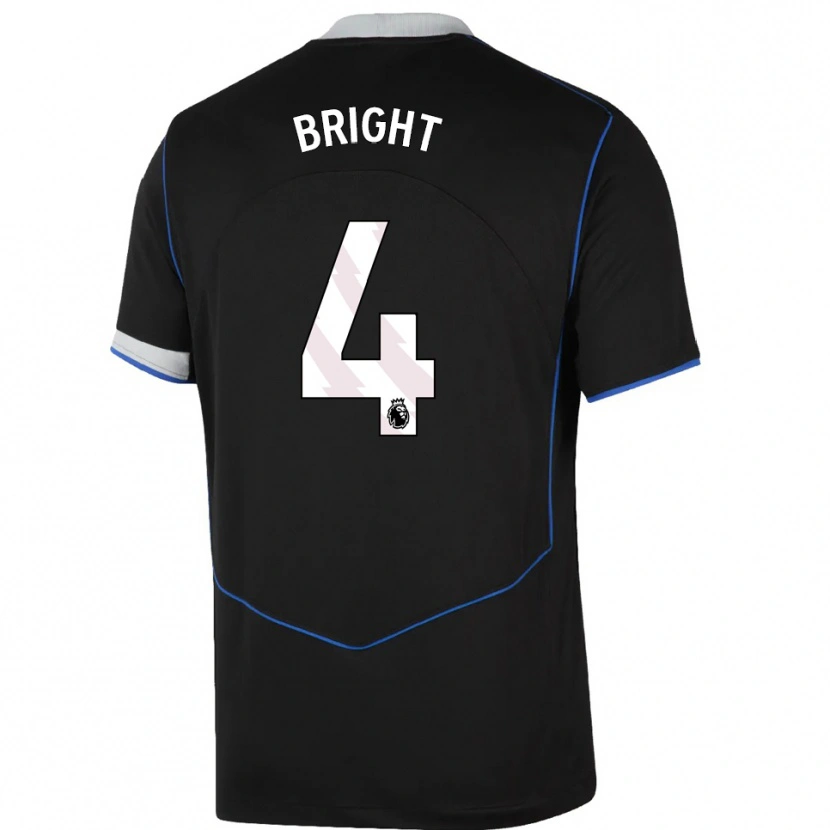 Danxen Dámské Millie Bright #4 Černá Modrá Stříbrná Třetí Hráčské Dresy 2025/26 Dres