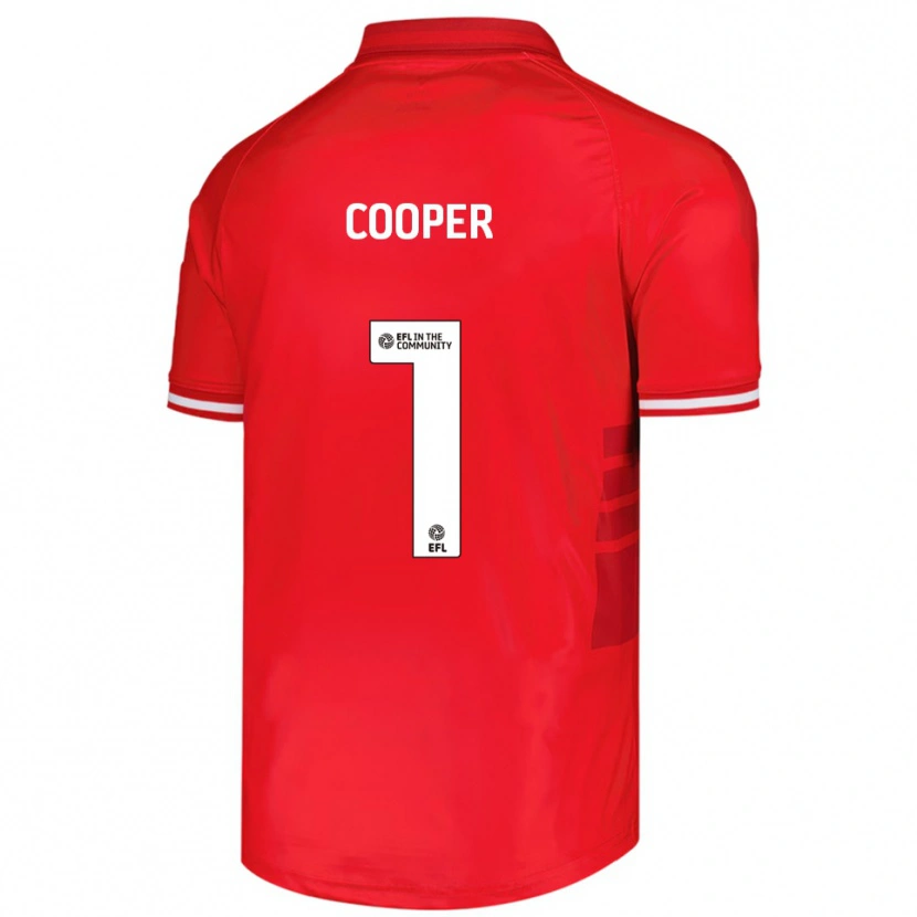 Danxen Dětské Murphy Cooper #1 Červená Bílá Domů Hráčské Dresy 2025/26 Dres