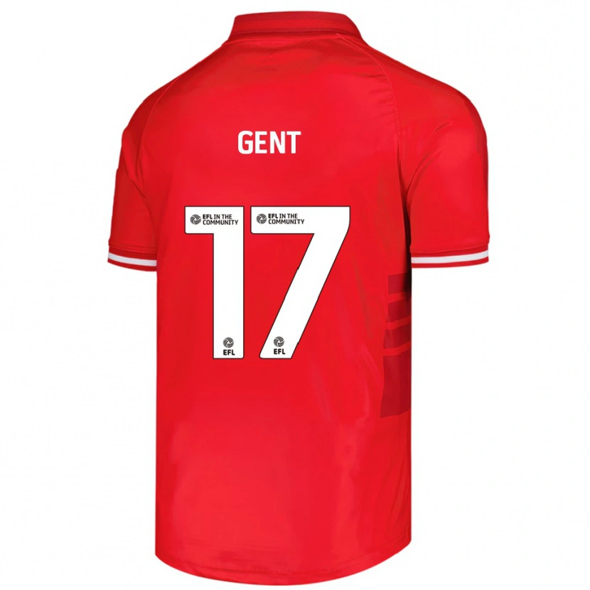 Danxen Dětské Georgie Gent #17 Červená Bílá Domů Hráčské Dresy 2025/26 Dres