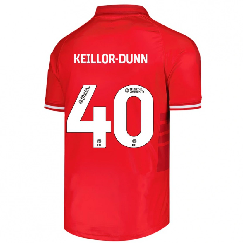 Danxen Dětské Davis Keillor-Dunn #40 Červená Bílá Domů Hráčské Dresy 2025/26 Dres