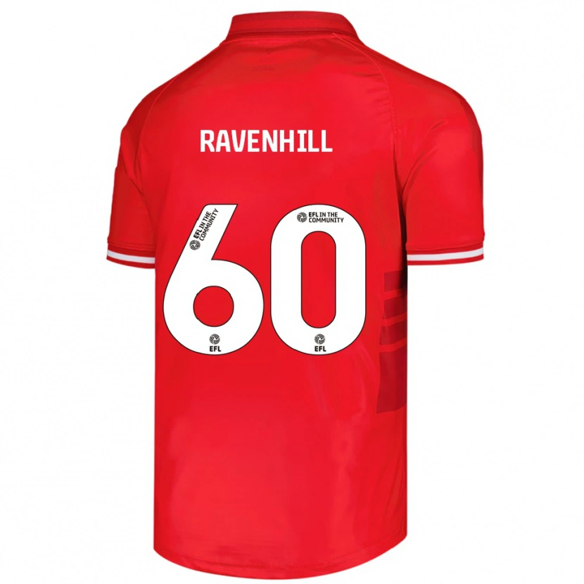 Danxen Dětské Rogan Ravenhill #60 Červená Bílá Domů Hráčské Dresy 2025/26 Dres