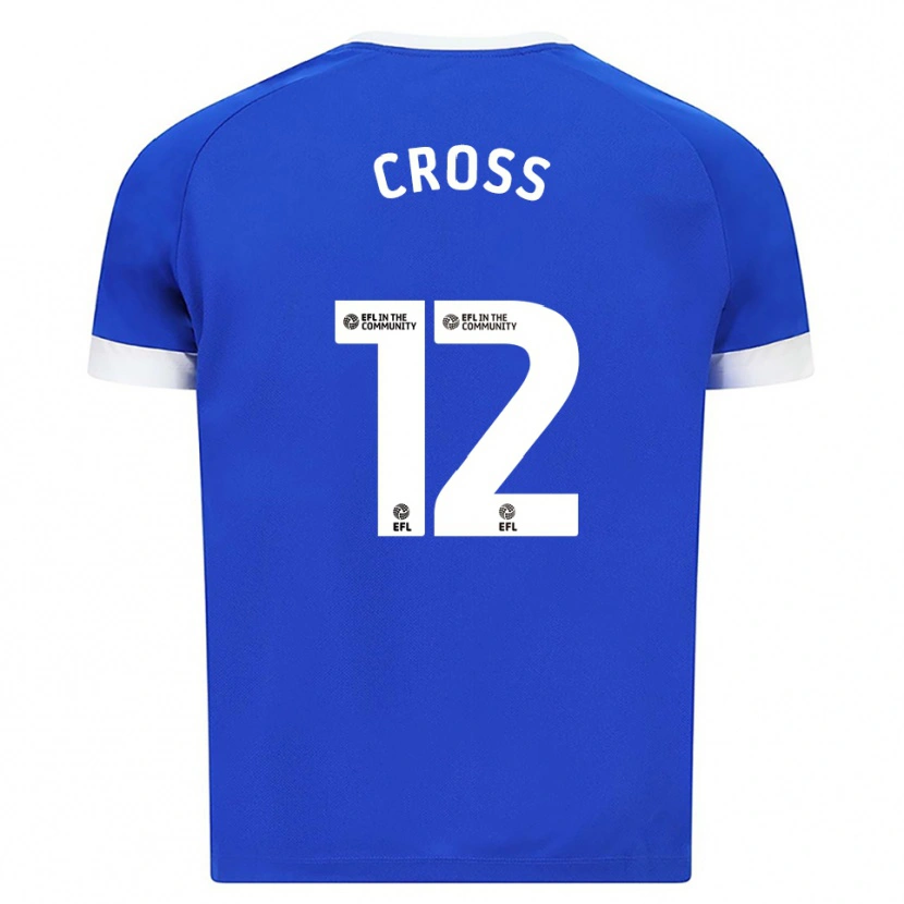Danxen Dětské Alex Cross #12 Modrá Bílá Domů Hráčské Dresy 2025/26 Dres