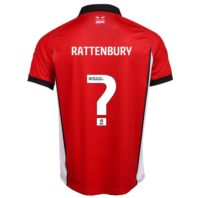 Danxen Dětské Freya Rattenbury #0 Červená Bílá Domů Hráčské Dresy 2025/26 Dres