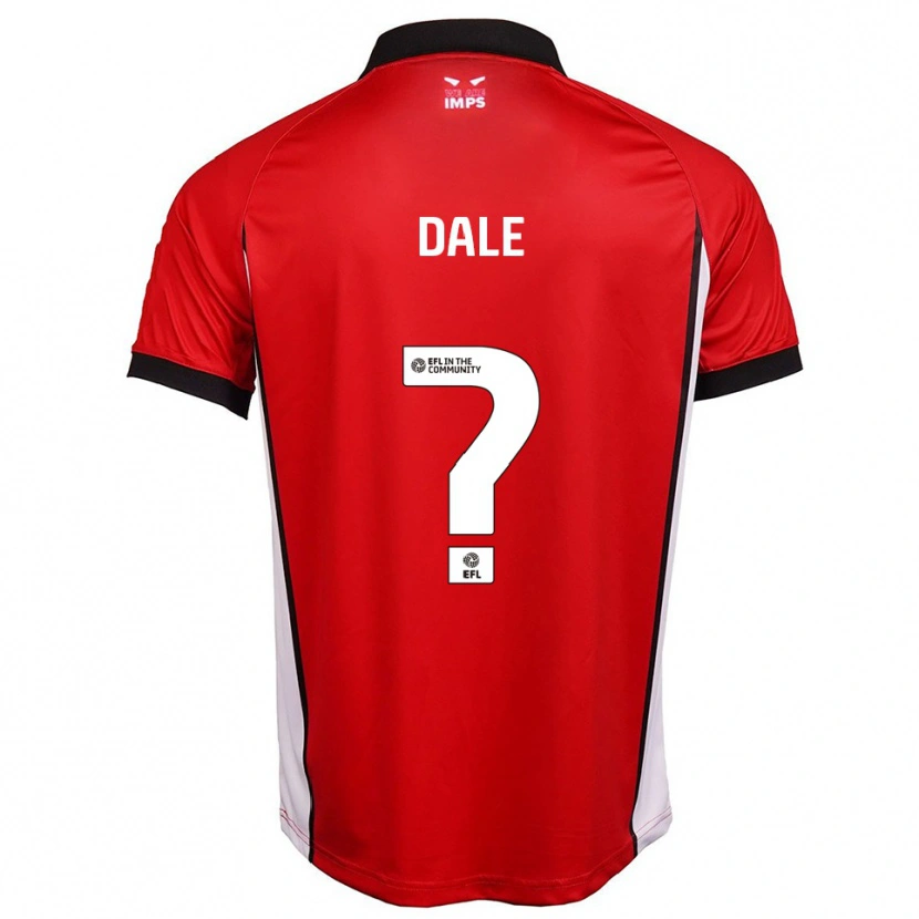Danxen Dětské Harry Dale #0 Červená Bílá Domů Hráčské Dresy 2025/26 Dres