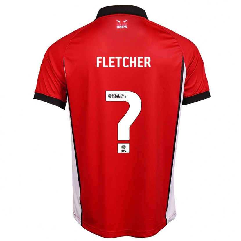 Danxen Dětské Sinead Fletcher #0 Červená Bílá Domů Hráčské Dresy 2025/26 Dres