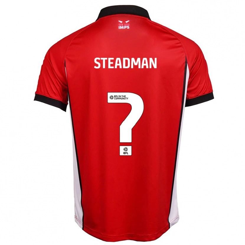 Danxen Dětské Jodie Steadman #0 Červená Bílá Domů Hráčské Dresy 2025/26 Dres