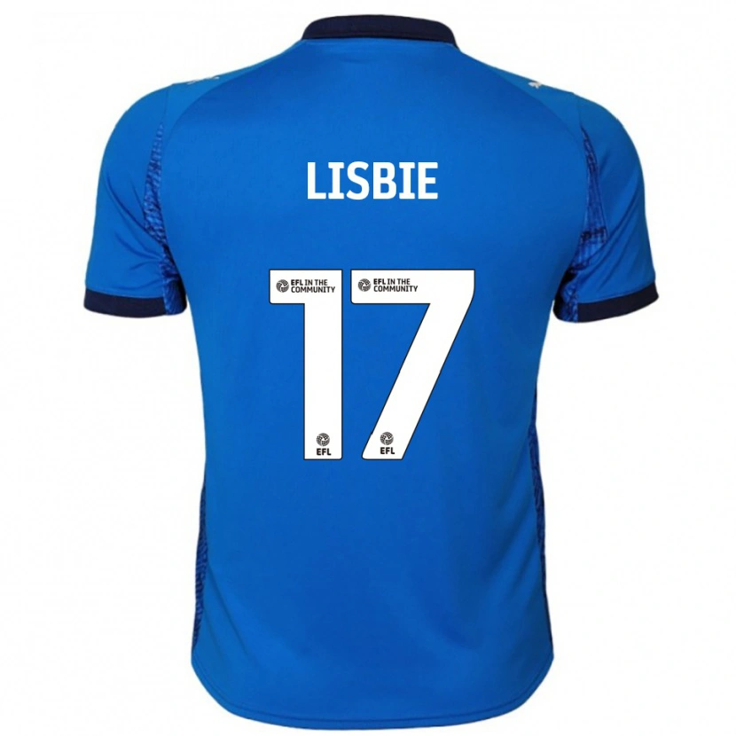 Danxen Dětské Kyrell Lisbie #17 Modrá Bílá Domů Hráčské Dresy 2025/26 Dres